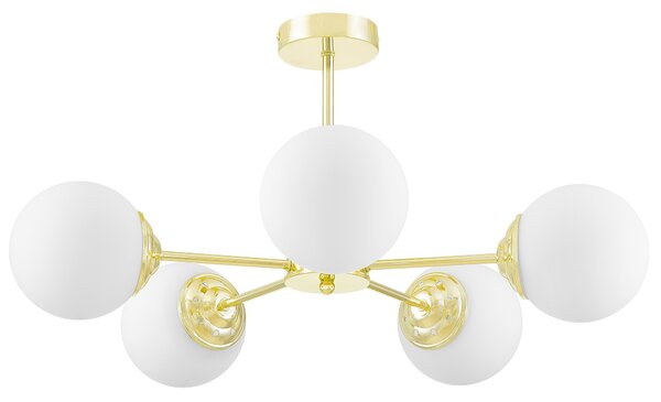 NOWOCZESNA LAMPA WISZĄCA KLASYCZNE ZŁOTO FINO RING W5