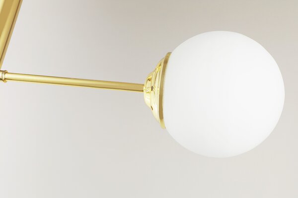 NOWOCZESNA LAMPA SUFITOWA WISZĄCA KLASYCZNE ZŁOTO FINO W2