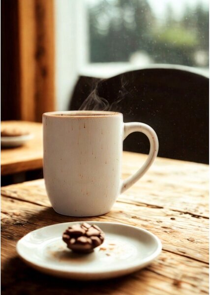 Kremowy kubek 300 ml Cafe – Ladelle