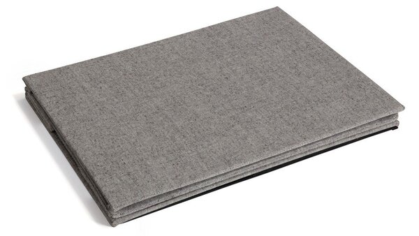 Szary tekstylny pojemnik z pokrywką 31x41x22 cm Soft Storage Medium – Bigso