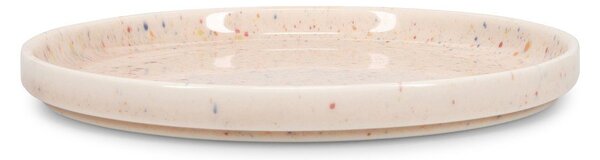 Beżowy porcelanowy talerz deserowy ø 20,5 cm Fika – ONA