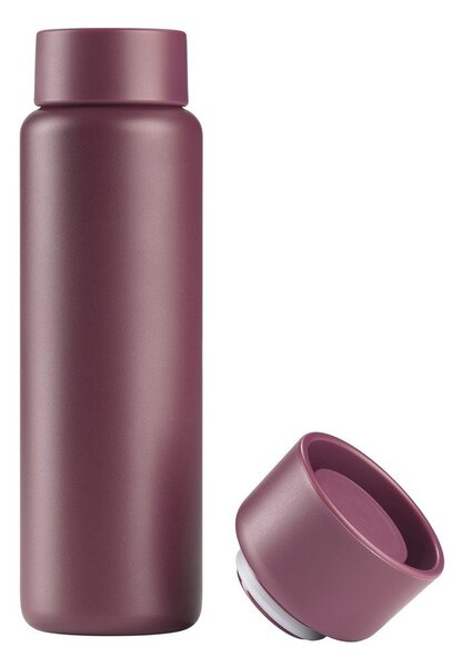 Bordowy kubek termiczny ze stali nierdzewnej 650 ml Singles – Zone