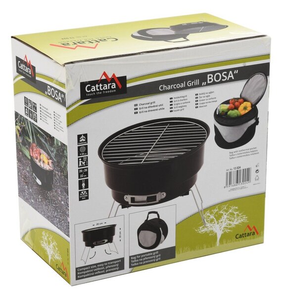 Grill na węgiel drzewny ø 26 cm Bosa – Cattara