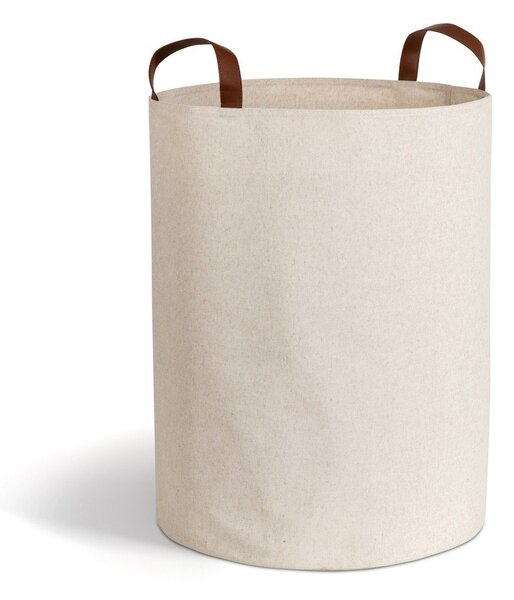 Beżowy tekstylny kosz na pranie 69 l Soft Storage – Bigso