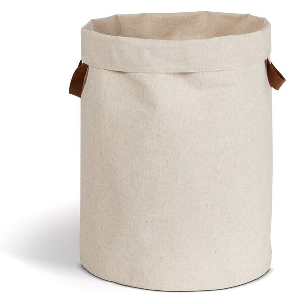 Beżowy tekstylny kosz na pranie 69 l Soft Storage – Bigso