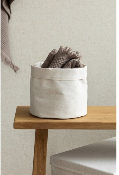 Tekstylny koszyk ø 20x20 cm Soft Storage Round – Bigso