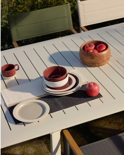 Bordowa ceramiczna miska Doren – Kave Home