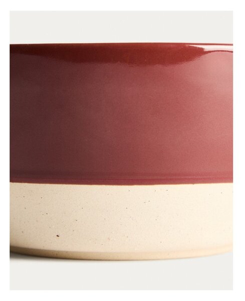 Bordowa ceramiczna miska Doren – Kave Home