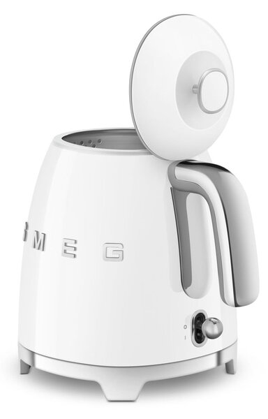 Biały czajnik elektryczny ze stali nierdzewnej 800 ml Retro Style – SMEG