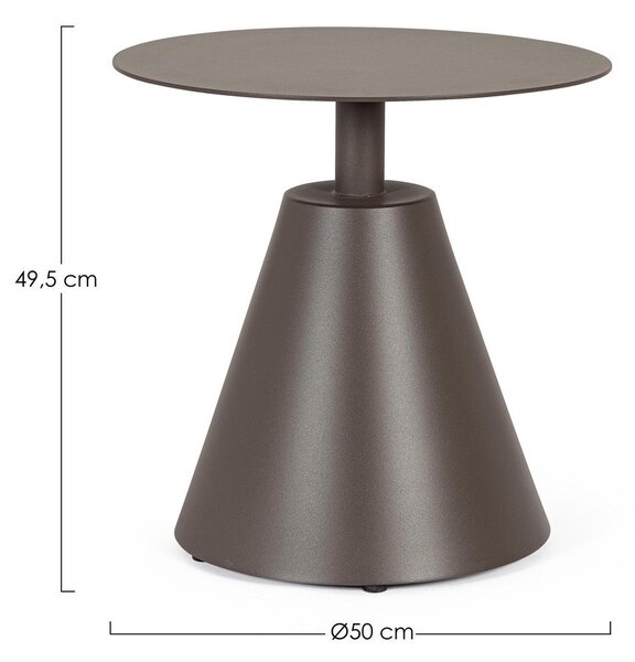 Aluminiowy okrągły stolik ogrodowy ø 50 cm Aloha – Bizzotto