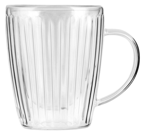 Szklane kubki zestaw 2 szt. do cappuccino 250 ml Livio Duo – Vialli Design