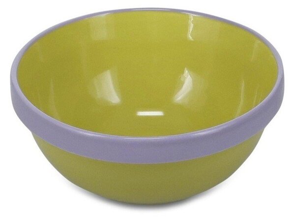 Zielona/fioletowa kamionkowa miska 710 ml Duo – ONA