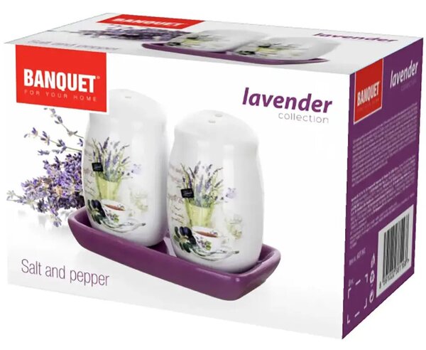 Banquet Lavender solniczka i pieprzniczka