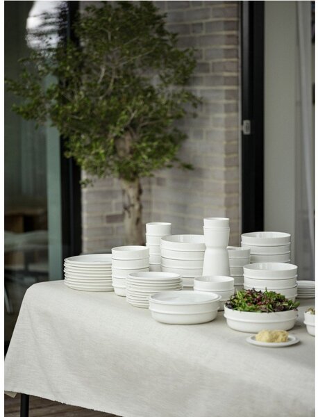 Kremowy porcelanowy talerz deserowy ø 20 cm Eau – Zone