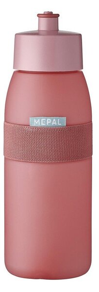 Jasnoczerwona plastikowa butelka 500 ml Ellipse – Mepal