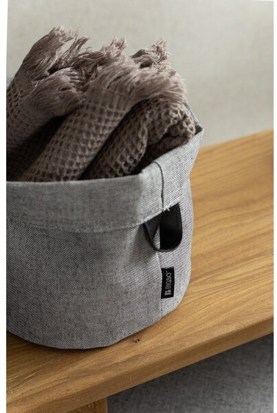 Tekstylny koszyk ø 20x20 cm Soft Storage Round – Bigso