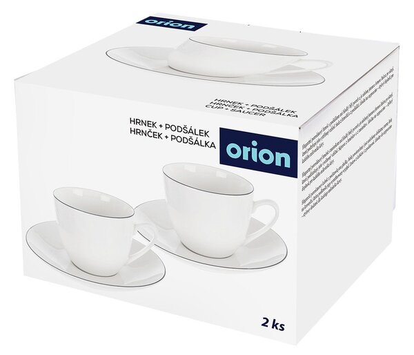 Biała porcelanowa filiżanka do cappuccino 210 ml Decora – Orion