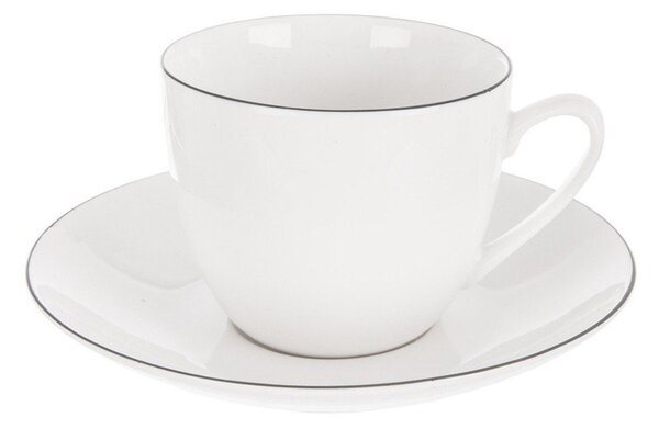 Biała porcelanowa filiżanka do cappuccino 210 ml Decora – Orion