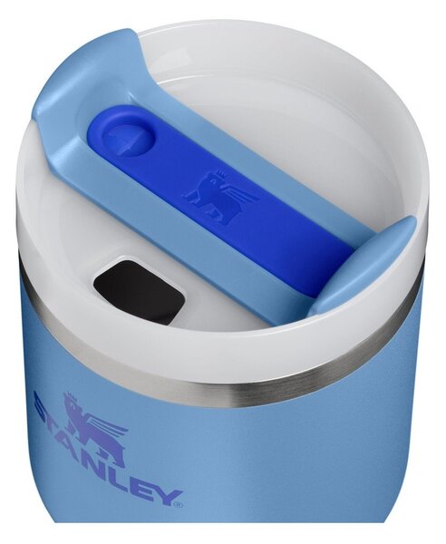 Niebieski termos ze stali nierdzewnej ze słomką 600 ml Quencher H2.O FlowState™ Tumbler Blue Sky – Stanley