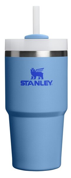 Niebieski termos ze stali nierdzewnej ze słomką 600 ml Quencher H2.O FlowState™ Tumbler Blue Sky – Stanley