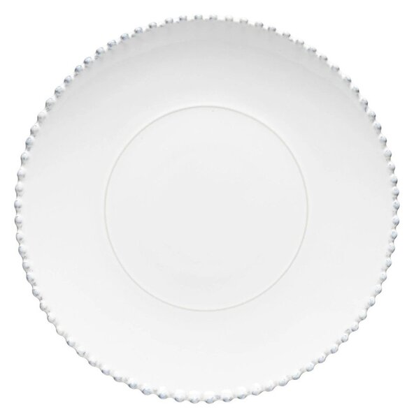 Biały kamionkowy talerz ø 34 cm Pearl – Costa Nova