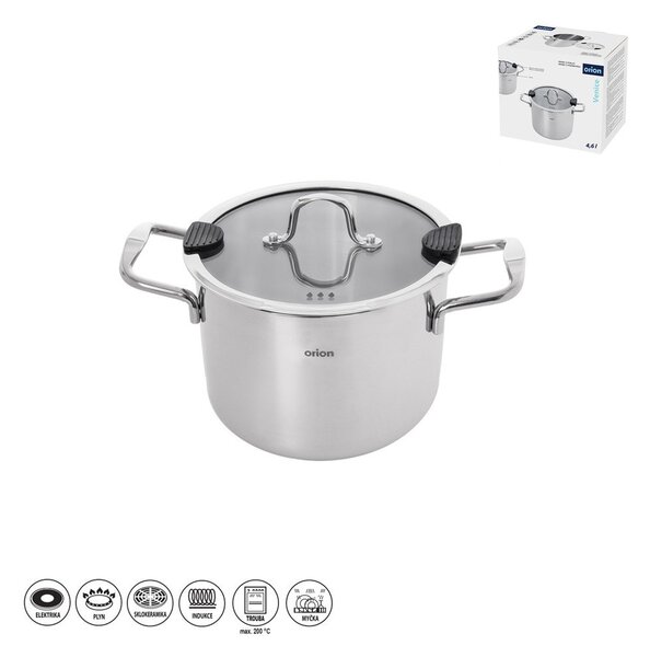 Garnek ze stali nierdzewnej z pokrywką 4,6 l Venice – Orion