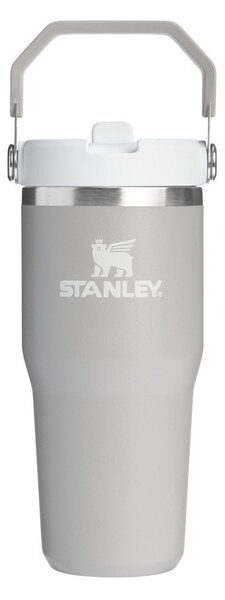 Jasnoszary termos ze stali nierdzewnej 410 ml IceFlow™ Flip Straw 2.0 Tumbler Ash – Stanley