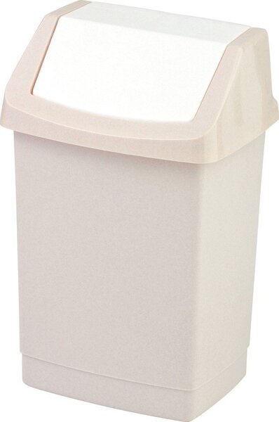 Beżowy plastikowy kosz na śmieci 25 l Click-It – Curver