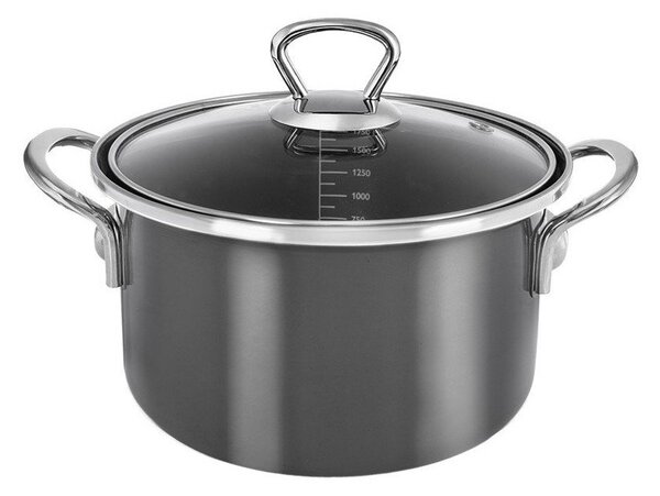 Garnek emaliowany z pokrywką 1,75 l Metalic – Orion