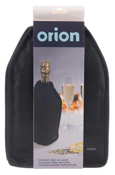 Czarny pokrowiec termiczny na butelkę – Orion