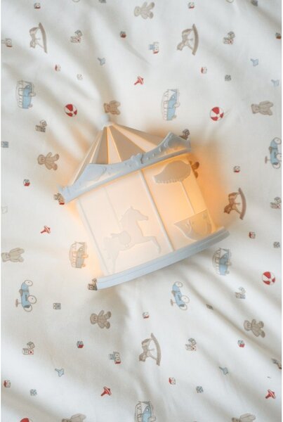 Jasnożółta pościel dziecięca do łóżeczka z bawełny organicznej 100x140 cm Vintage Toys – Cam Cam Copenhagen