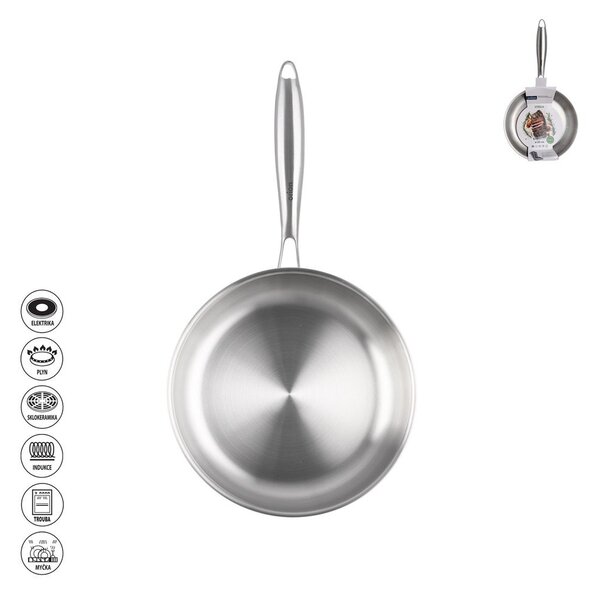 Patelnia ze stali nierdzewnej ø 20 cm Steela – Orion