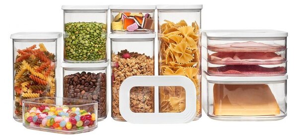 Plastikowe pojemniki 9 szt. na żywność Modula – Mepal