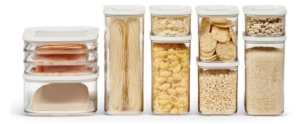 Plastikowe pojemniki 9 szt. na żywność Modula – Mepal