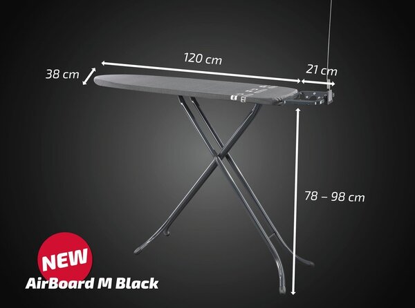 Deska do prasowania 120x38 cm Air Board M – LEIFHEIT