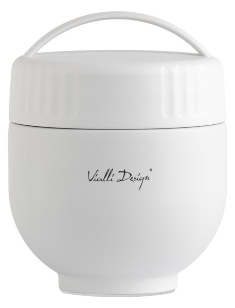Biały termos na jedzenie ze stali nierdzewnej 680 ml Fuori – Vialli Design