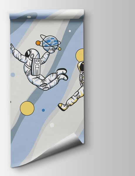 Fototapeta Grupa astronautów w przestrzeni kosmicznej, Fototapety Dziecięce, Popularne Fototapety, u93828 - Tapeko.pl