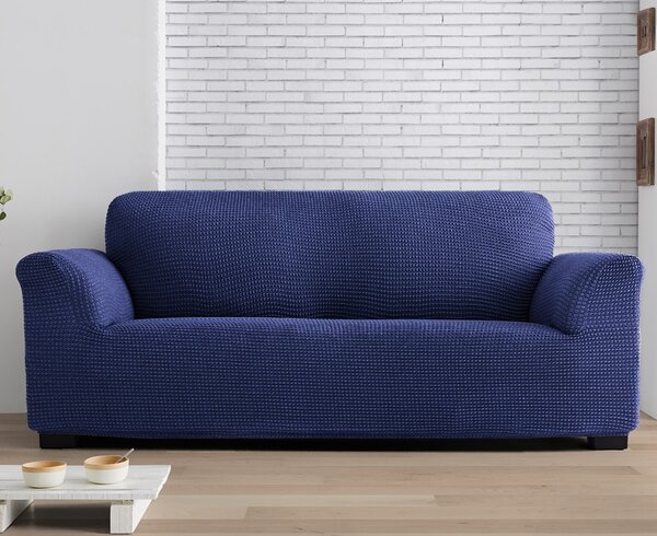 Pokrowiec na dwuosobową sofę Milos niebieski 130-180 cm