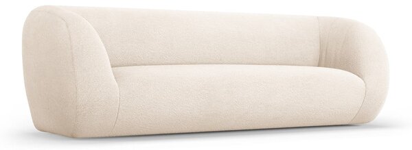 Kremowa sofa z materiału bouclé 230 cm Essen – Cosmopolitan Design