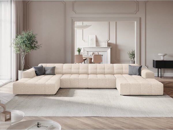 Kremowy narożnik (w kształcie litery U) Chicago – Cosmopolitan Design