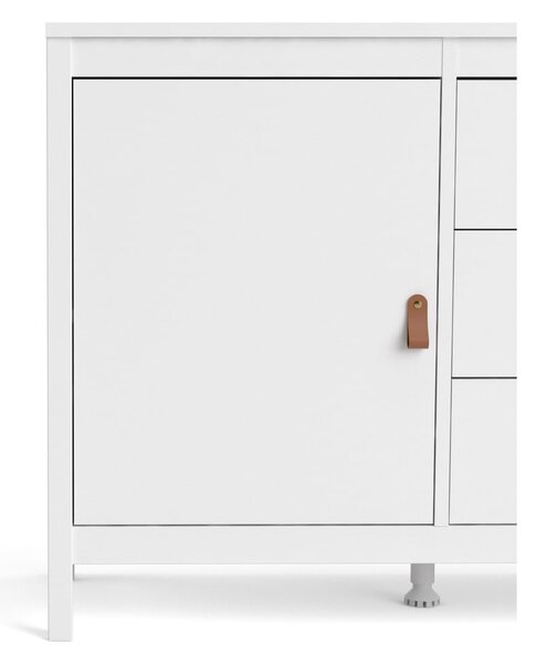 Biała niska komoda 151x80 cm Madrid – Tvilum