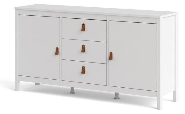 Biała niska komoda 151x80 cm Madrid – Tvilum