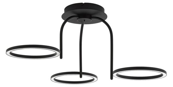 Zewnętrzna Lampa Lucande, Sylvara, ściemnialny, czarny, metal, design