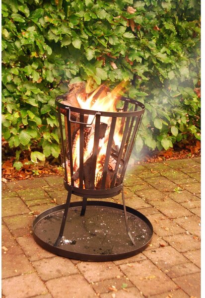 Metalowy kosz na drewno Esschert Design Camping