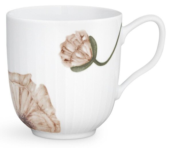 Biały porcelanowy kubek Kähler Design Hammershøi Poppy, 330 ml