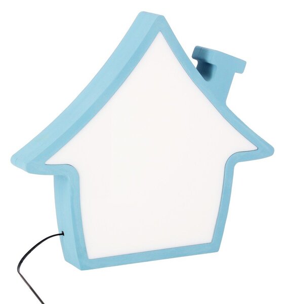 Niebieska lampka dziecięca House – Candellux Lighting