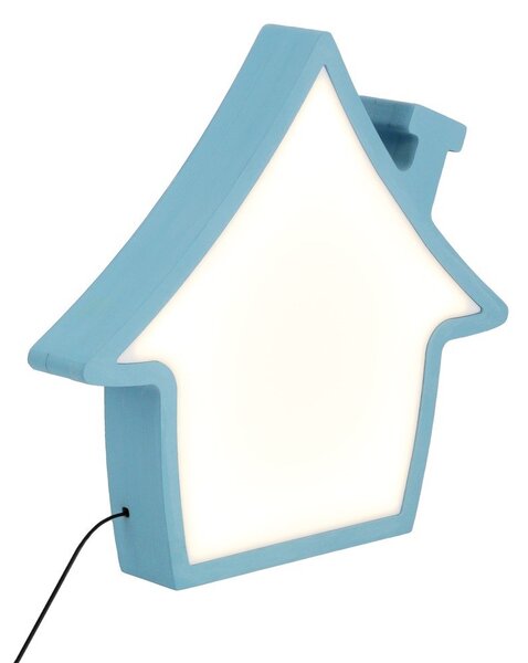Niebieska lampka dziecięca House – Candellux Lighting