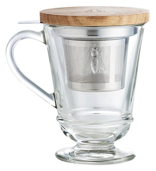 Szklany kubek z sitkiem 270 ml Abeille – La Rochére