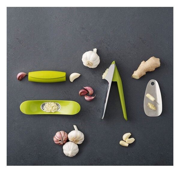 Zielony wyciskacz do czosnku Joseph Joseph Garlic Rocker