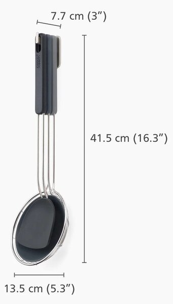 Zestaw przyborów kuchennych ze stali nierdzewnej 3 szt. Fusion Wok Set – Joseph Joseph